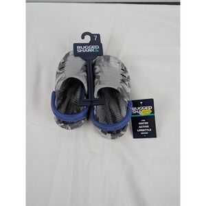 Rugged Shark Kids Size 7 Water Active Lifestyle Water Shoes Sandals Gray Camo